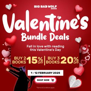 Big Bad Wolf Shopee Valentine’s Sale – Up to 20% Off on Books (1-12 Feb 2025)