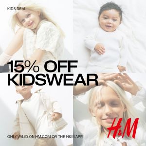 H&M Kidswear Sale – 15% OFF (15-16 Feb 2025) | Shop Online Now!