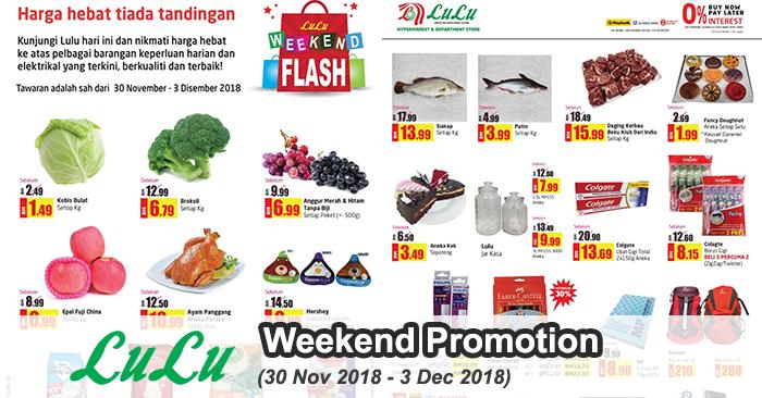LuLu Hypermarket Weekend Promotion (30 November 2018 - 3 December 2018)
