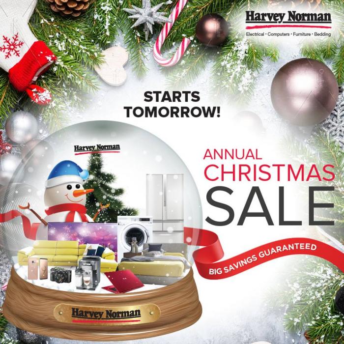 Harvey Norman Christmas Sale (1 December 2018 - 16 December 2018)