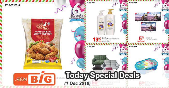 AEON BiG Today Special Deals (1 December 2018)