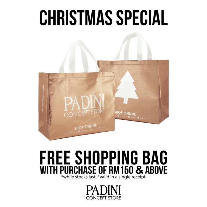 Padini Concept Store Christmas Special FREE Shopping Bag