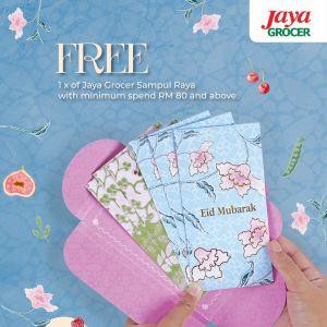 Jaya Grocer Raya Promotion: Free Sampul Raya with RM80 Spend