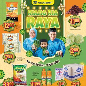 TF Value-Mart Raya Promotion Catalogue – Best Deals from 20 March to 2 April 2025