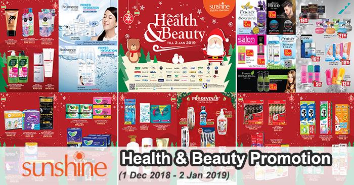 Sunshine Health & Beauty Promotion (1 December 2018 - 2 January 2019)