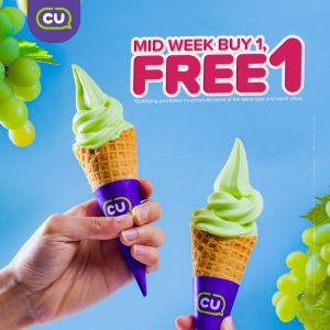 CU Buy 1 Free 1 Soft Serve Tuesday – Ice Cream Promotion in Malaysia!
