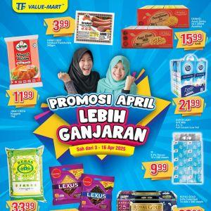 TF Value-Mart Promotion Catalogue: Latest Catalogue with Big Savings (3-16 April 2025)