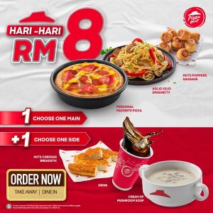 Pizza Hut Hari-Hari RM8 Promotion – Affordable Daily Combo Meals