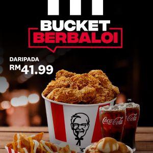 KFC Bucket Berbaloi Deal – Value-Packed Chicken Combo Starting from RM41.99
