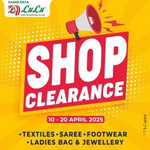 LuLu Clearance Sale April 2025 – Up to 70% OFF on Fashion, Household & More!