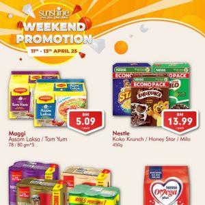 Sunshine Nestlé Weekend Promotion April 2025: Up to 40% OFF on Milo, Nescafe, Cereal & More