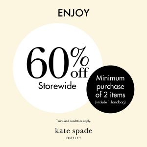 Massive 60% Off Kate Spade Outlet Sale at Mitsui Outlet Park This 11–13 April 2025