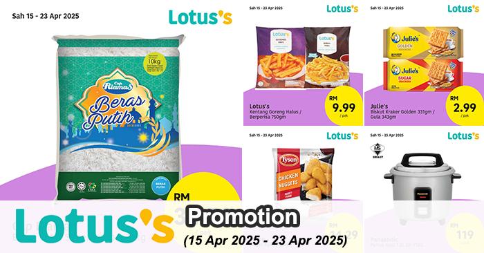Lotus’s Promotion - Gila Jimat Deals (15-23 Apr 2025)