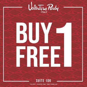 Valentino Rudy Buy 1 Free 1 Sale (7 Apr - 18 May 2025) – Premium Fashion Deal You Should Not Miss