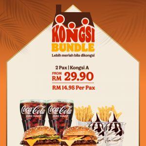 Burger King Kongsi Bundle Promotion – From RM29.90 Plus Free TGV Tickets