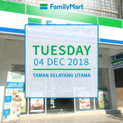 FamilyMart Taman Selayang Utama Opening Promotion (4 December 2018 - 30 December 2018)