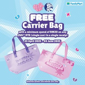 FamilyMart ZUS Coffee FREE Tote Bag with RM20 Spend (23 Apr - 30 Jun 2025)