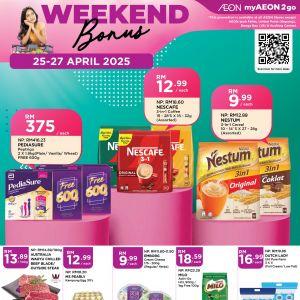 AEON Weekend Promotion: Top Bonus Deals and Big Savings (25-27 April 2025)