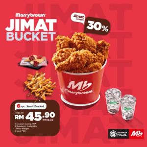 Save Big with Marrybrown Jimat Bucket Promotion 2025 - Up to 30% Off