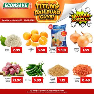 Econsave Titi Promotion 28 April - 4 May 2025 - Latest Deals and Discounts