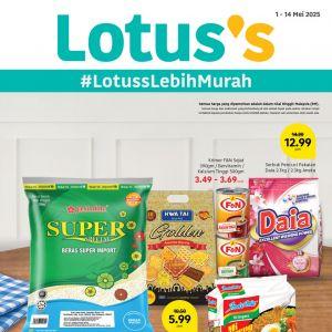 Lotus’s Promotion Catalogue (1-14 May 2025) – Top Discounts on Groceries, Electronics and Household Items