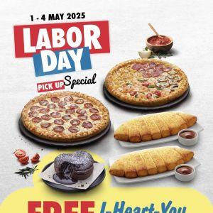 Domino's Labour Day Special: FREE Lava Cake with Pizza & Sides (Pick Up Only, 1-4 May 2025)!