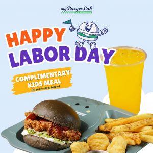 myBurgerLab Happy Labour Day: FREE Kids Meal for Children 10 & Below (1 May 2025)!