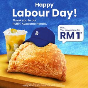 ZUS Coffee Labour Day Special: Get Signature Curry Puff for RM1 with Drink Purchase (West Malaysia)!