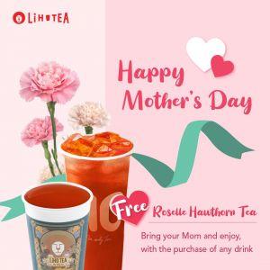 LiHO TEA Mother's Day Promotion 2025: FREE Drink (May 5-11)