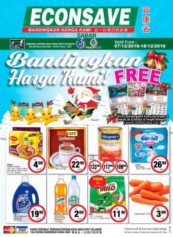 Econsave Promotion Catalogue at Sabah (7 December 2018 - 18 December 2018)