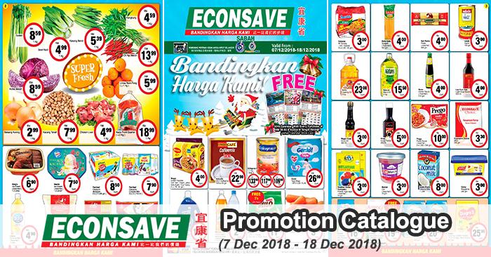 Econsave Promotion Catalogue at Sabah (7 December 2018 - 18 December 2018)