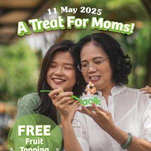 llaollao Mother's Day Promo: FREE Fruit Topping @ Mitsui Outlet Park (11 May 2025)