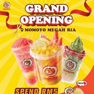 Momoyo Megah Ria Grand Opening Deal: FREE Lemonade Zest (10 May 2025)