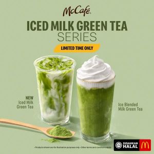 NEW! McDonald's McCafe Iced Milk Green Tea Series Arrives in Malaysia (Limited Time Only)