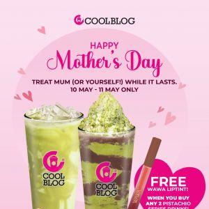 Coolblog Mother's Day Promo 2025: FREE WAWA Liptint with Pistachio Drinks (10-11 May)