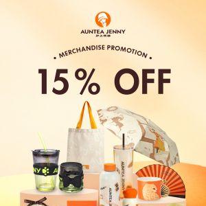 Auntea Jenny Merchandise Promotion Malaysia: Enjoy 15% OFF This Month!