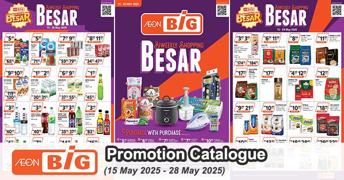AEON BiG Promotion Catalogue 15–28 May 2025 – Save Big on Groceries, Snacks & Appliances!