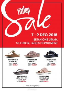 Fitflop Sale at Isetan One Utama (7 December 2018 - 9 December 2018)