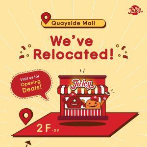 JUICY Quayside Mall Opening Promotion – Buy 1 Free 1 & RM5 Watermelon Series (21 May – 3 June 2025)