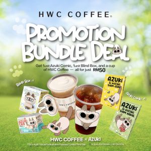 HWC Coffee x Azuki Promotion Bundle Deal – Get Comic, Blind Box & Coffee for Only RM50!