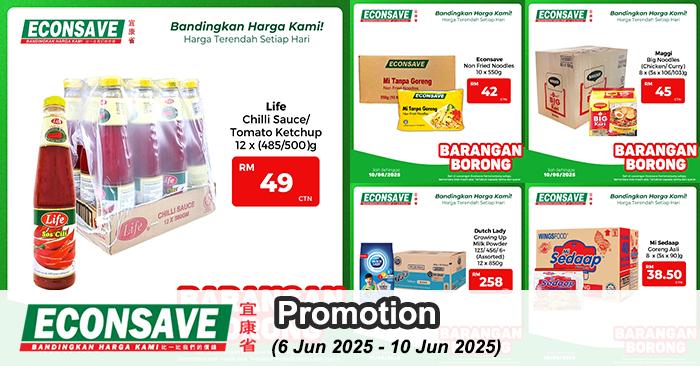 Econsave Promotion: Barangan Borong Deals (6-10 June 2025)