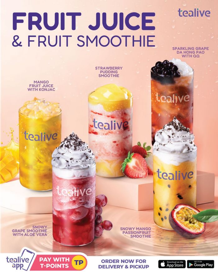 Tealive Fruit Juice & Smoothie Malaysia 2025 – Full Menu Breakdown