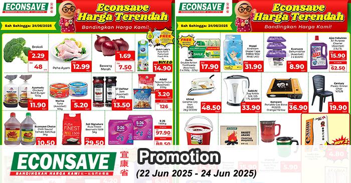 Econsave Promotion: Lowest Prices & Best Deals (22–24 June 2025) – Groceries, Household & More!
