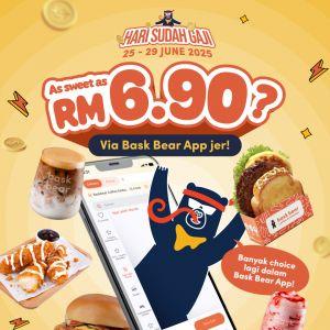 Bask Bear Payday Promotion: Enjoy Deals from RM6.90 via App (25–29 June 2025)