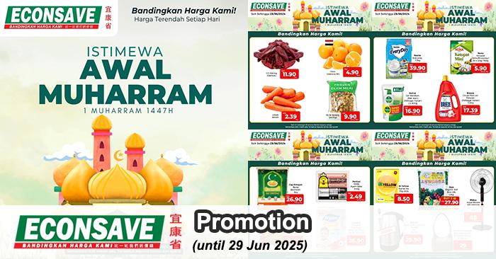 Econsave Awal Muharram Promotion (Until 29 June 2025) – Best Deals on Groceries, Household & Essentials