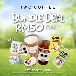 HWC Coffee Azukisan Bundle Deal – Limited Edition Plush, Comic & Drinks! (July 2025)