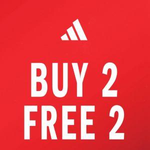Adidas Buy 2 Free 2 Sale at Johor Premium Outlets (4–7 July 2025)