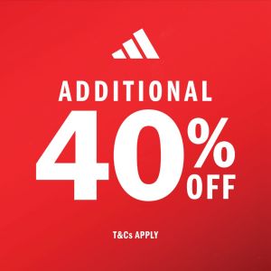 Adidas Sale at Mitsui Outlet Park – Additional 40% OFF (11-13 July 2025)