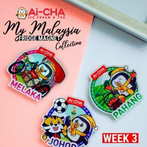 Ai-CHA Free My Malaysia Fridge Magnet Promotion: Collect Melaka, Johor & Pahang (14–20 July 2025)