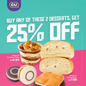 CU Dalgona Desserts Promotion – 25% OFF When You Buy Any 2!
